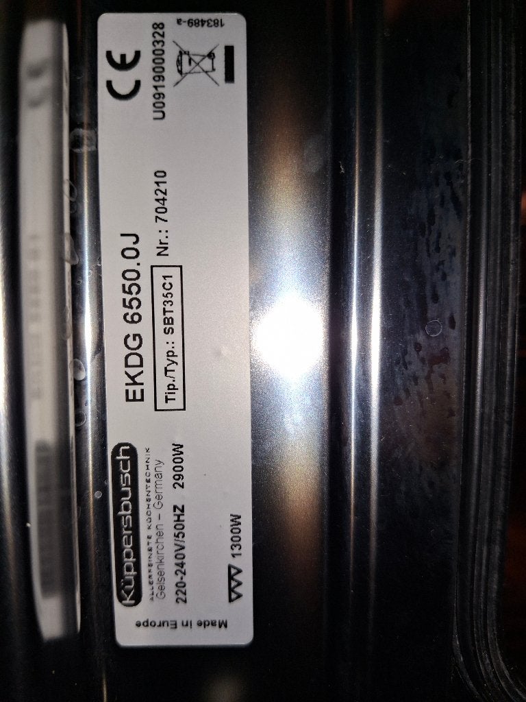 Küppersbusch Combi Steam Profi- Ingebouwde stoomoven, Ophalen, 45 tot 50 cm, Overige merken, Inbouw