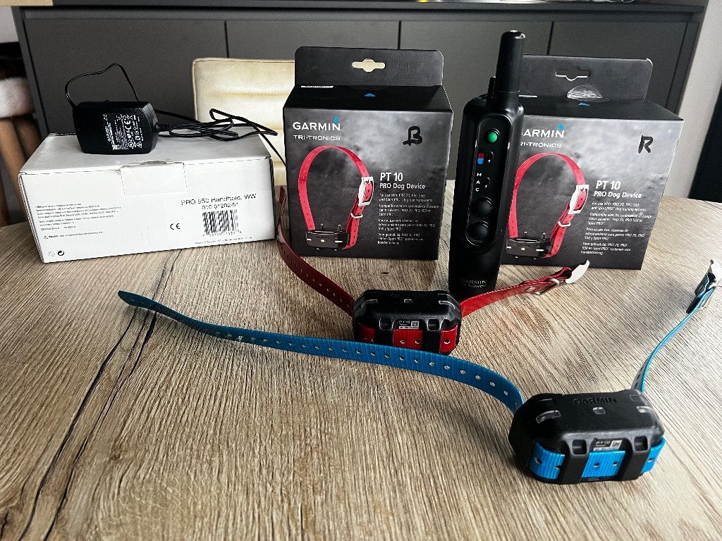 Garmin Pro 550 Kit de dressage complet pour 2 chiens, Enlèvement ou Envoi, Comme neuf