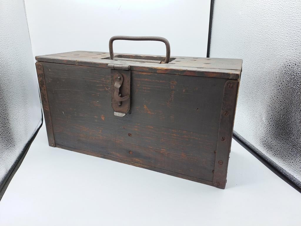 Maschinengewehr MG08/15 trommel magazijn kist, Collections, Enlèvement ou Envoi