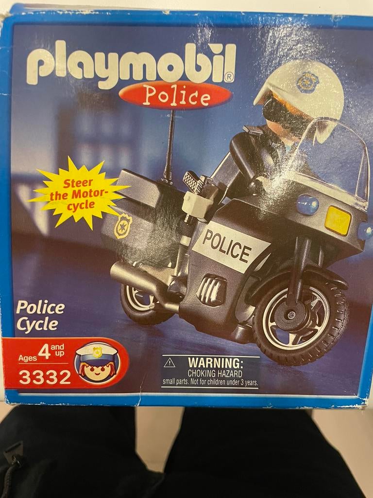 Moto de police Playmobil 3332 USA, Enlèvement ou Envoi, Utilisé