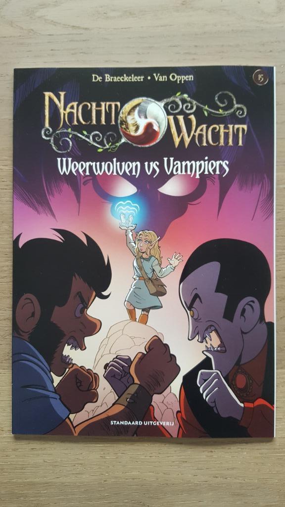 Nieuwe strip Nachtwacht nr 15 Weerwolven vs vampiers, Eén stripboek, Nieuw, Ophalen of Verzenden, De Braeckeleer Van Oppen