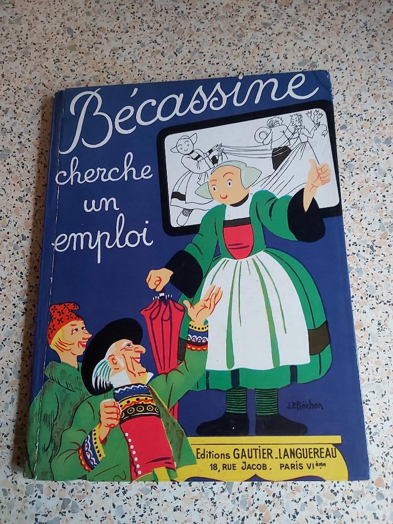 BD de 1958.Bécassine,cherche un emploi,, Enlèvement ou Envoi, Une BD, Comme neuf, Caumery et Pinchon