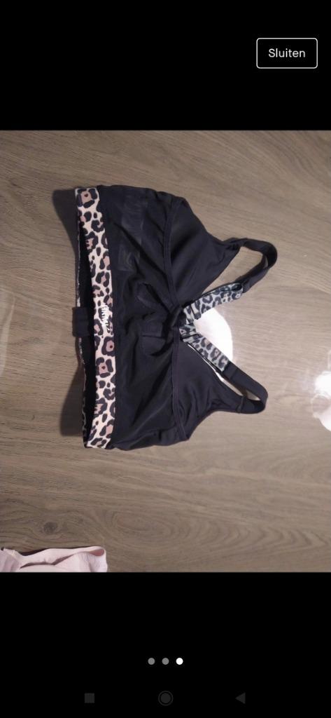 Sportbeha / sportBH 75C, Hunkemöller, Ophalen of Verzenden, Zwart, BH
