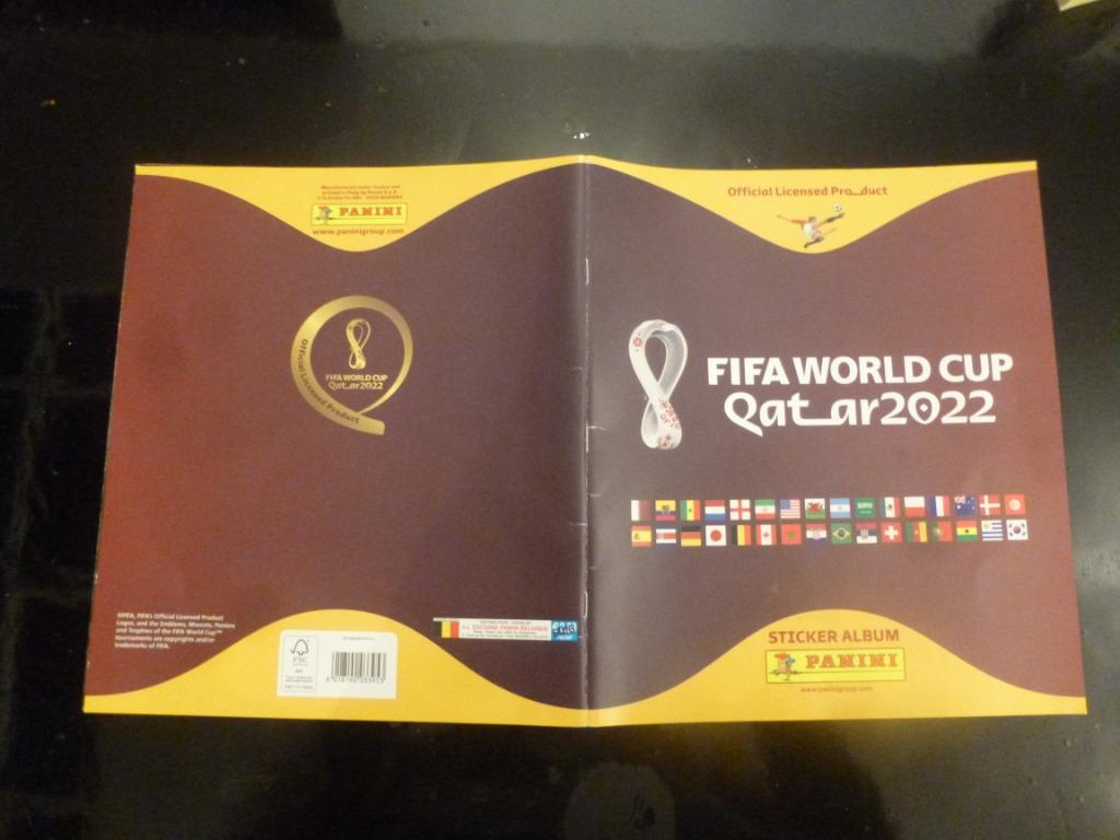 Carnet Panini vide pour la Coupe du monde 2022 au Qatar avec, Collections, Autocollants, Comme neuf, Sport, Enlèvement
