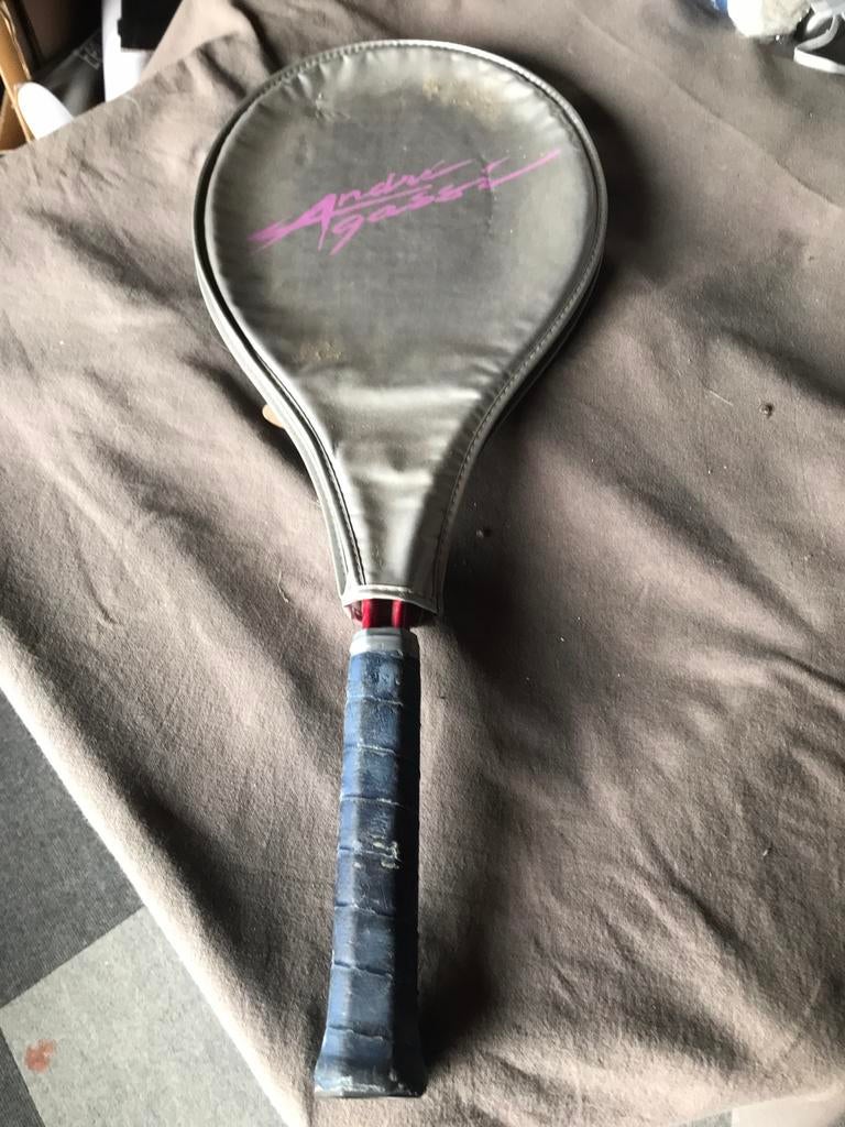 Tennisracket André Agessi, Ophalen of Verzenden, Gebruikt, Racket, Overige merken
