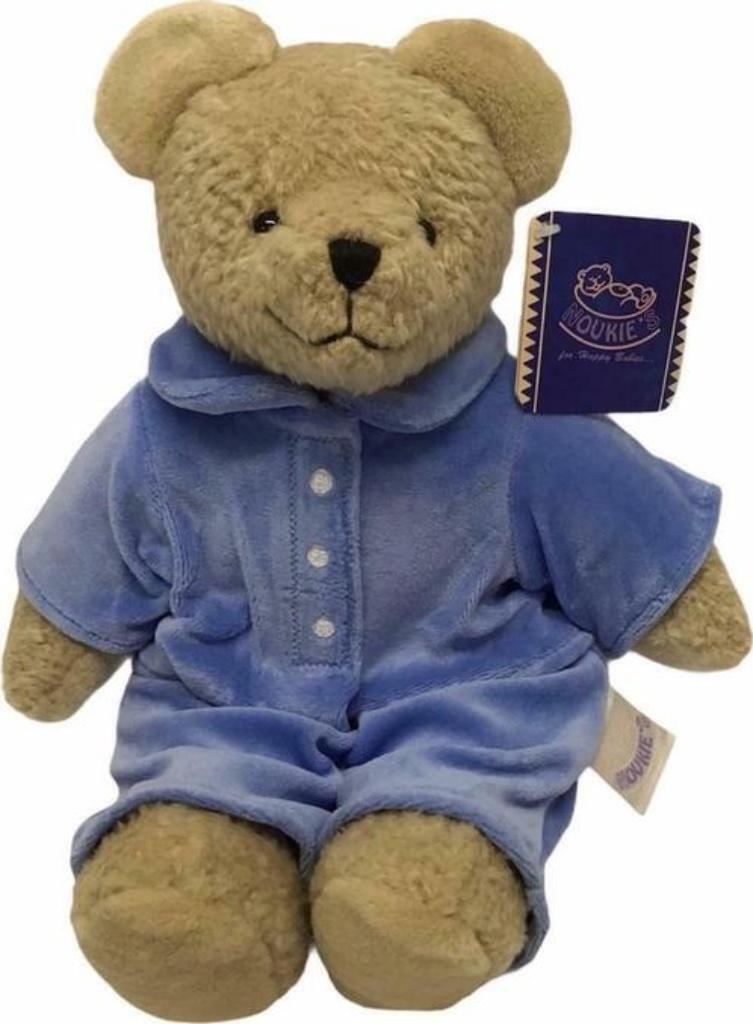 Prachtige knuffel Noukies Beer met pyjama Sleepy Teddy, Ophalen of Verzenden, Nieuw, Beer