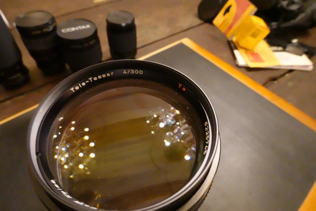 Contax Zeiss télé tessar 300 f4, Enlèvement ou Envoi, Comme neuf, Reflex miroir, Autres Marques