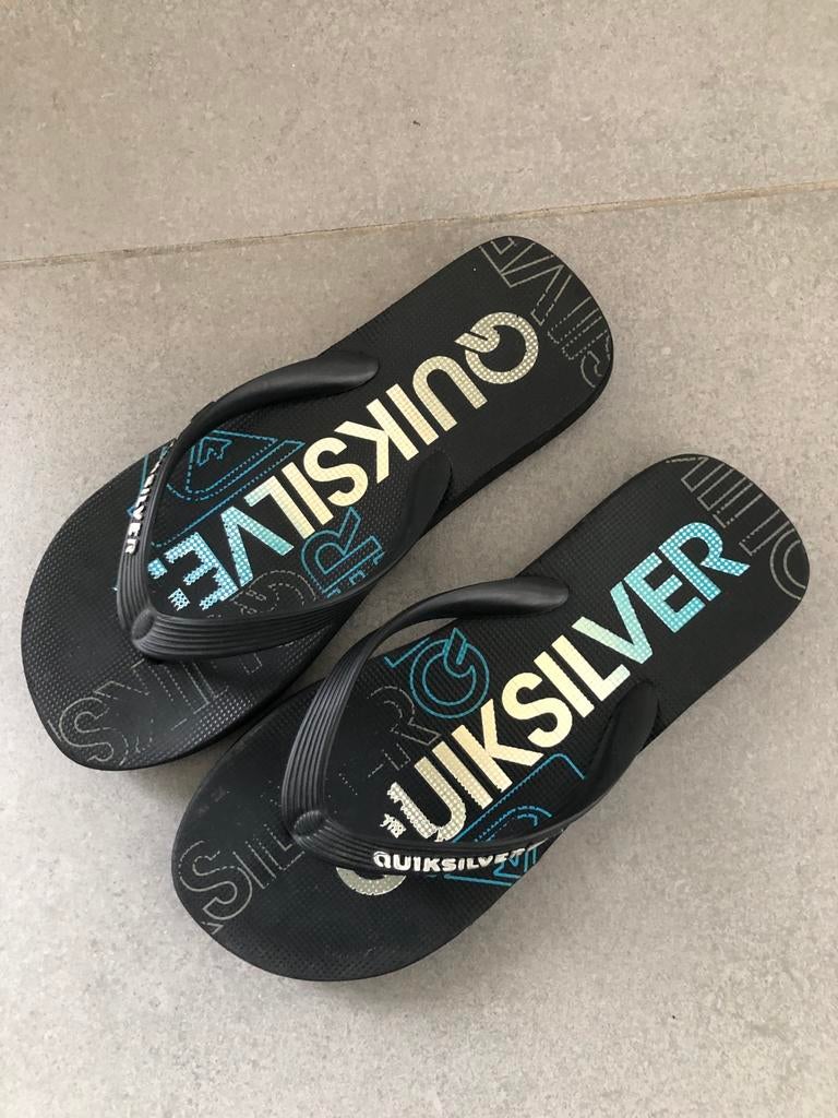 Teenslippers maat 6/7 Quiksilver, Ophalen of Verzenden, Gebruikt, Quiksilver, Zwemschoenen