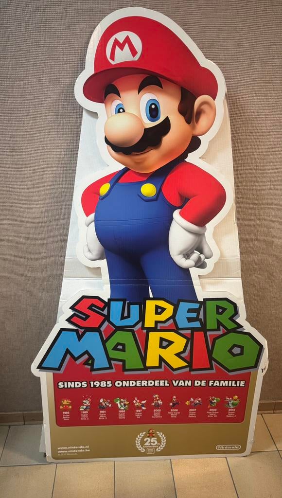 Super Mario reclamebord, Ophalen