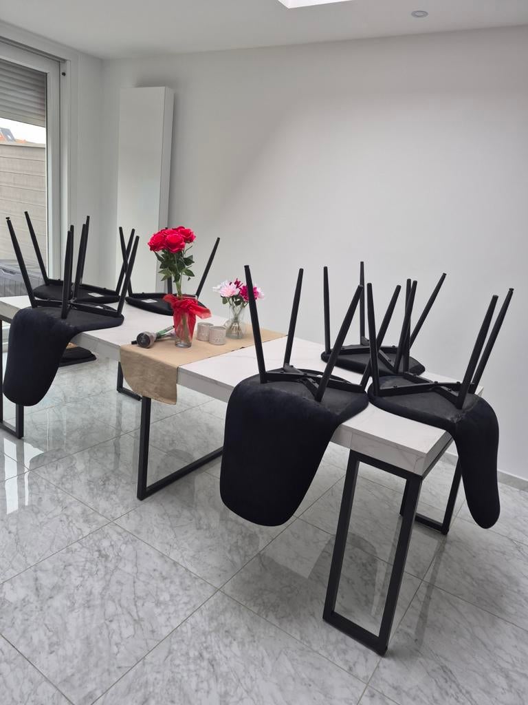 NIEUW verpakt!! Grote uitschuifbare tafel van 160 cm tot 250, Ophalen, Vijf personen of meer, Rechthoekig, Nieuw