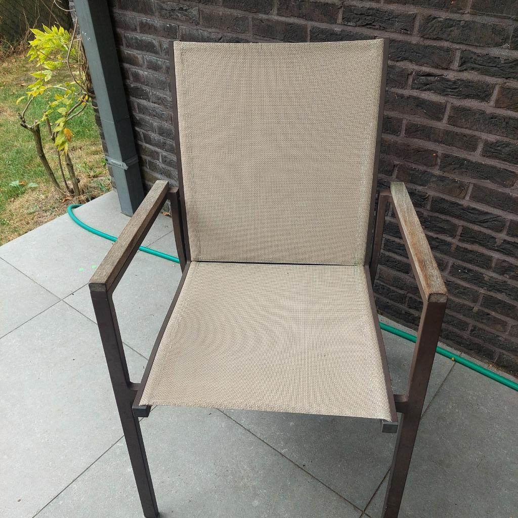 Tuinstoelen, Tuin en Terras, Tuinstoelen, Ophalen, Gebruikt, Textileen, Stapelbaar