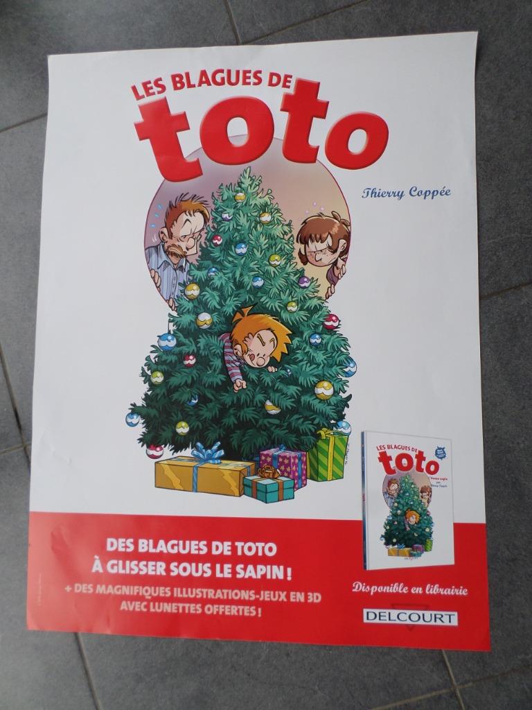 Toto - les blagues de Toto - affiche 80x60  - 2019, Enlèvement ou Envoi, Rectangulaire vertical, A1 jusqu'à A3, Utilisé