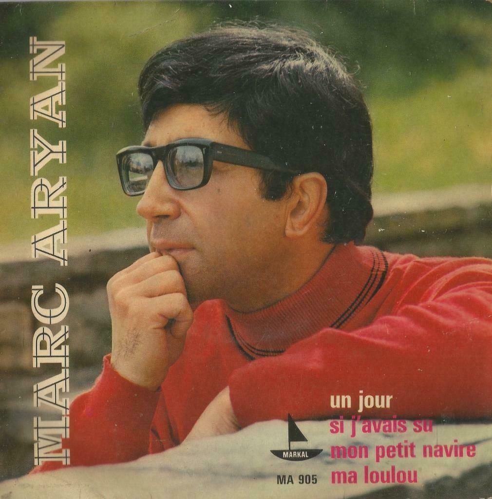 Marc Aryan – Un jour / Si j’avais su + 2 – Single - EP, Gebruikt, 7 inch, Ophalen of Verzenden, Pop
