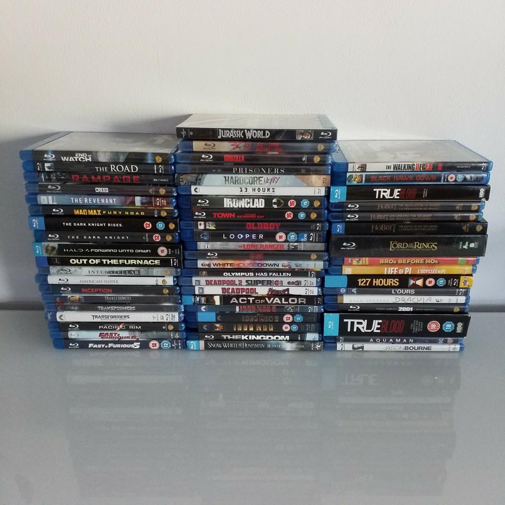 Blu-Ray's 60 stuks, CD & DVD, Blu-ray, Comme neuf, Enlèvement ou Envoi