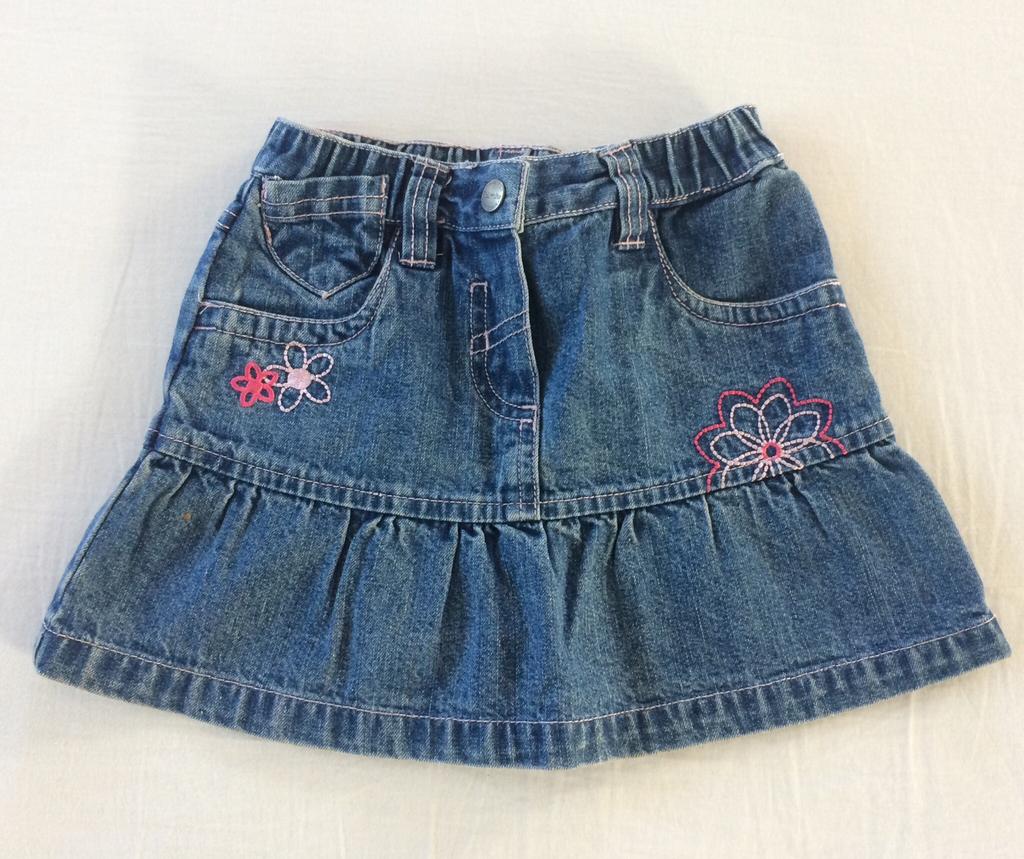 Jupe en jean C&A Palomino 98, Enfants & Bébés, Enlèvement ou Envoi, Utilisé, Fille, C&A