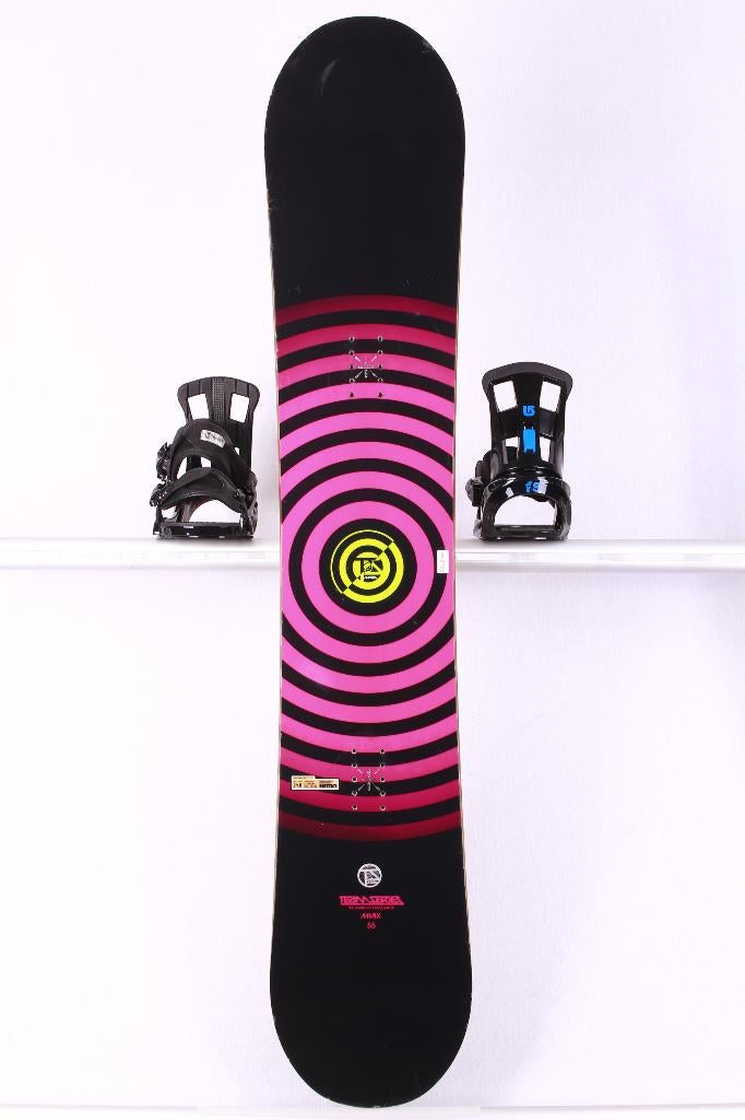 155 snowboard NITRO TEAM SERIES, Black/pink, Ophalen of Verzenden, Gebruikt, Board