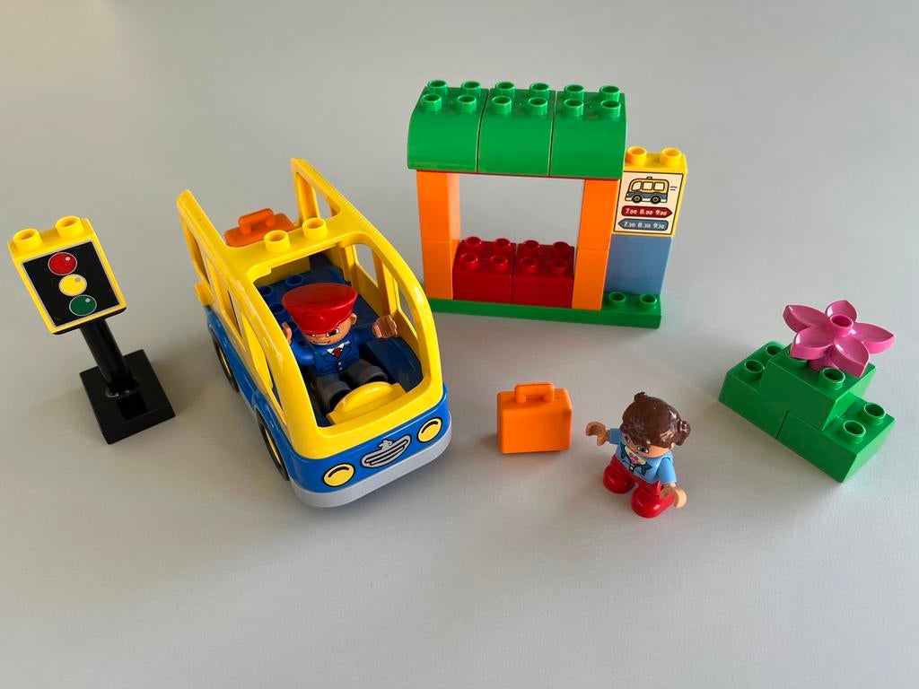 Lego Duplo 10528 - schoolbus, Ophalen of Verzenden, Gebruikt, Duplo