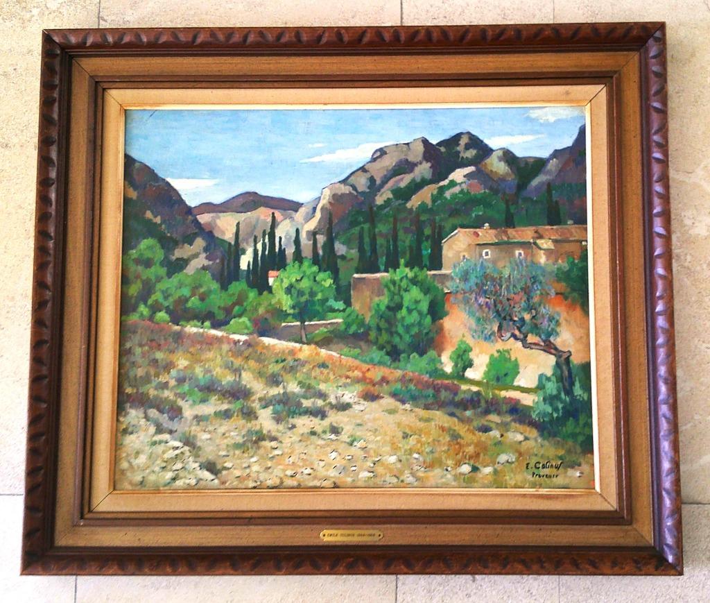 Paysage en Provence - Émile Colinus 1884-1966, Enlèvement ou Envoi
