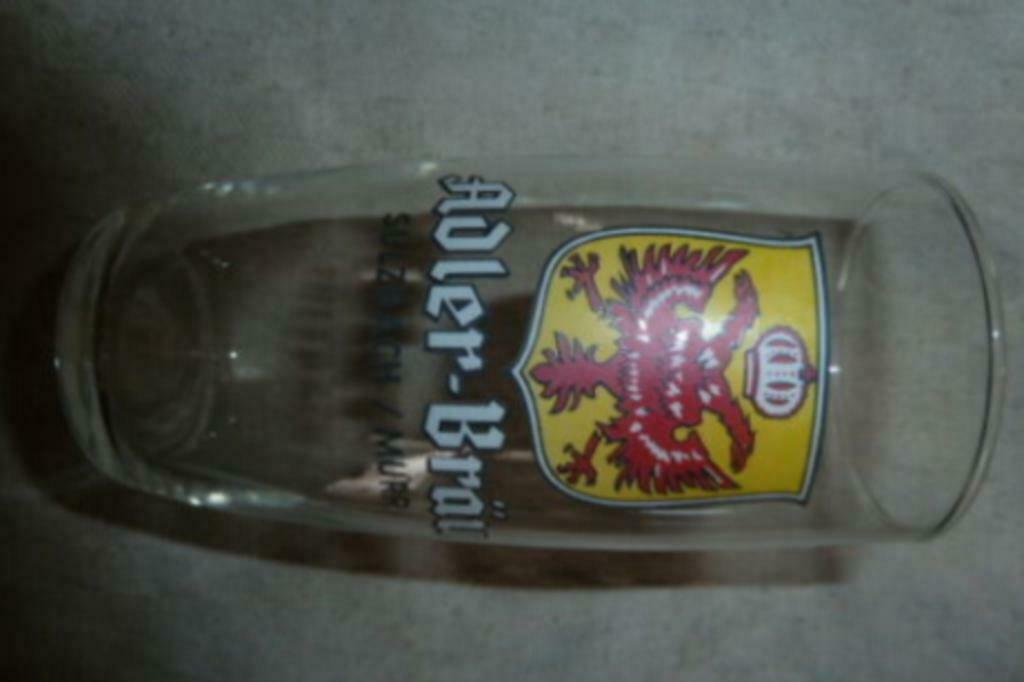 #I Bier glas ADLER - BRÄU Sulzbach / Murr, Collections, Verres & Petits Verres, Neuf, Verre à bière, Enlèvement ou Envoi