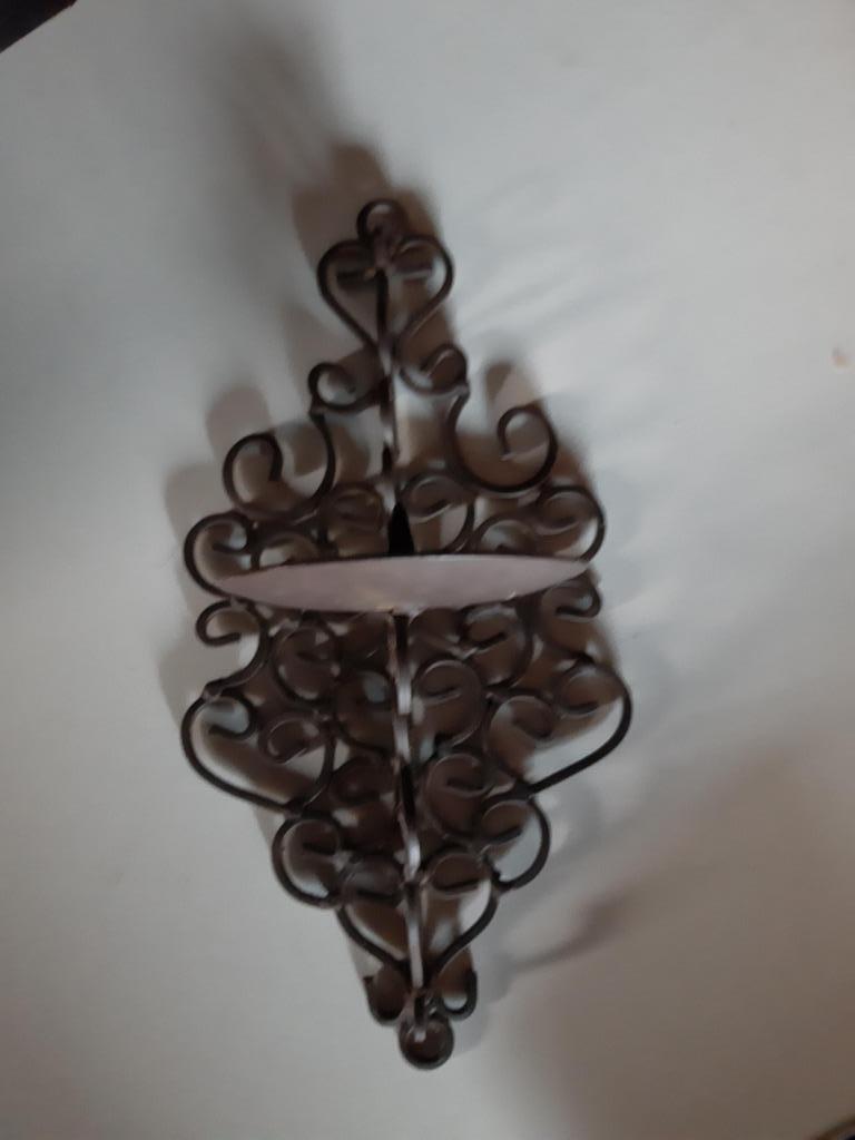 bougeoir en fer, Enlèvement, Comme neuf, Métal, Chandelier