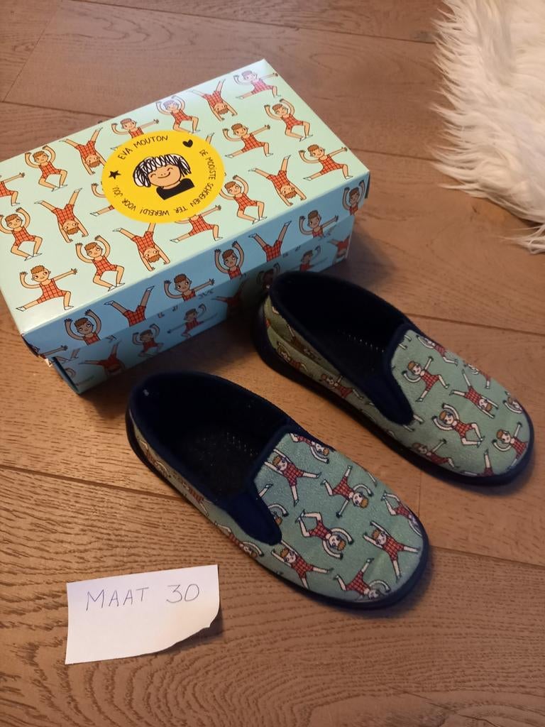 Maat 30 : pantoffels kinderen ontwerp Eva Mouton, Garçon ou Fille, Enlèvement ou Envoi, Comme neuf, Autres types