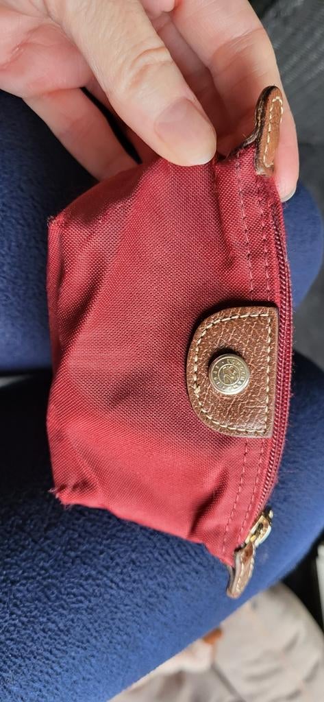 Beursje klein van Longchamp, Overige merken, Gebruikt, Ophalen of Verzenden, Leder