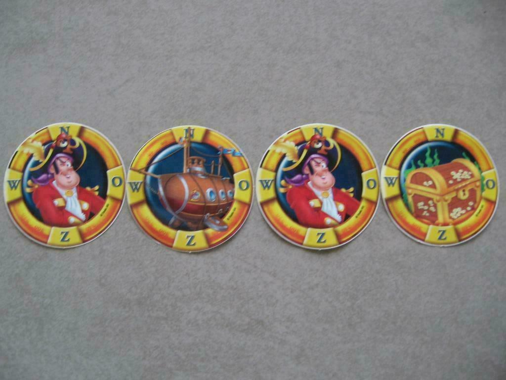 lot van 4 stickers PIET PIRAAT studio 100 !!!!!!!!!!!!!!!!!!, Ophalen of Verzenden, Nieuw, Overige typen