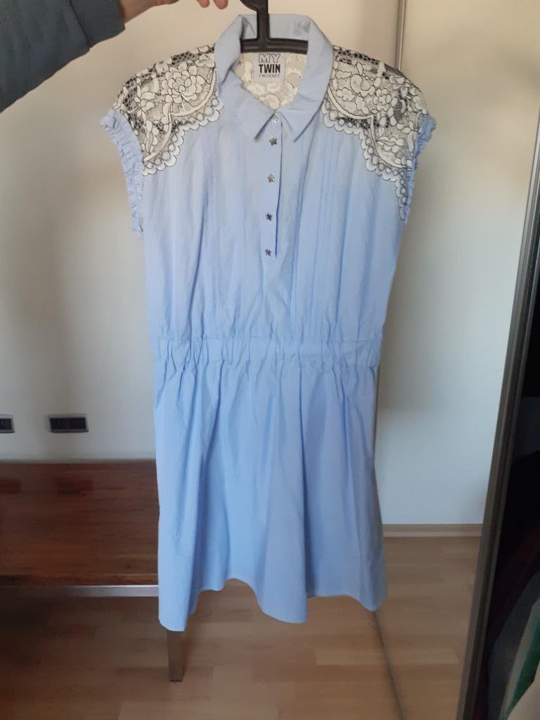 Kleedje Twinset maat M, Kleding | Dames, Twinset, Blauw, Knielengte, Gedragen