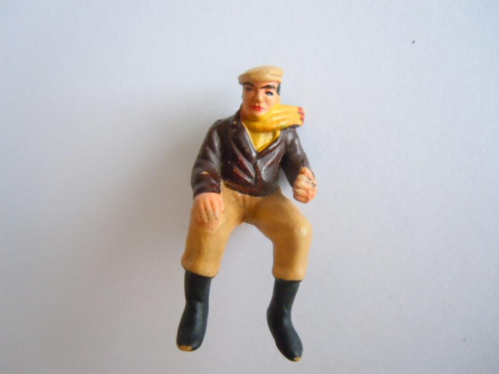vintage figuurtje chauffeur van tractor Ford 5000 Corgi, Ophalen of Verzenden, Zo goed als nieuw