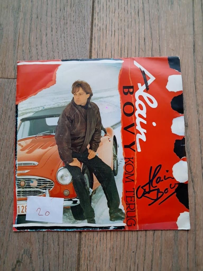 Gehandtekende single:  Alain Bovy - Kom terug, Enlèvement ou Envoi