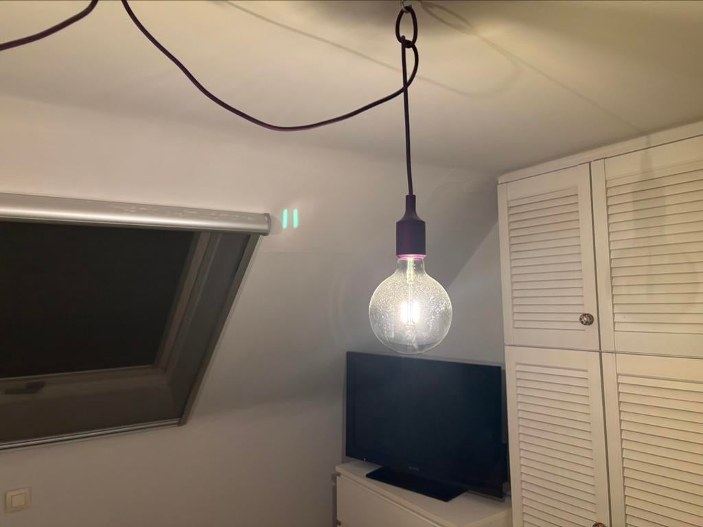 Hanglamp  led Muuto paars 2 stuks - met ophanging, Ophalen of Verzenden