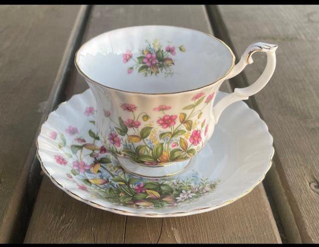 Een kop en schotel Richmond Bone China. England, Ophalen of Verzenden