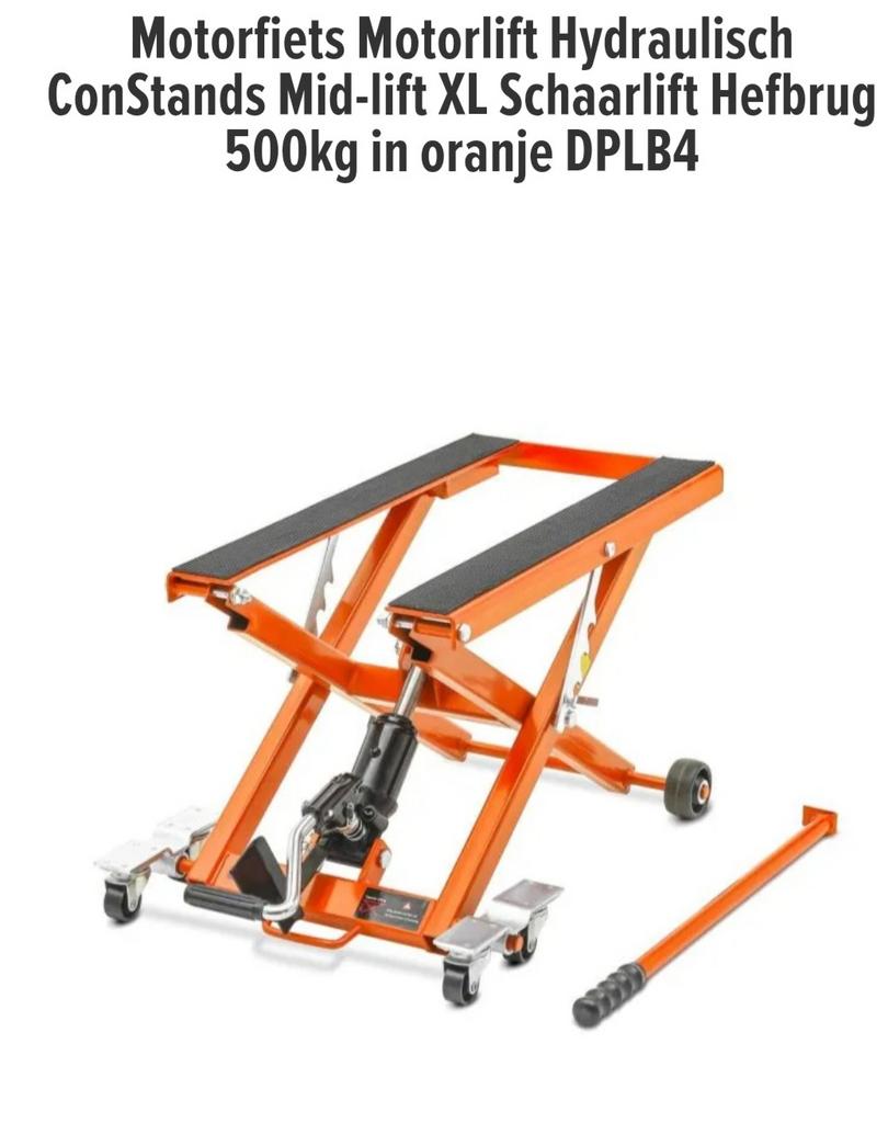 Te koop motorlift, Ophalen