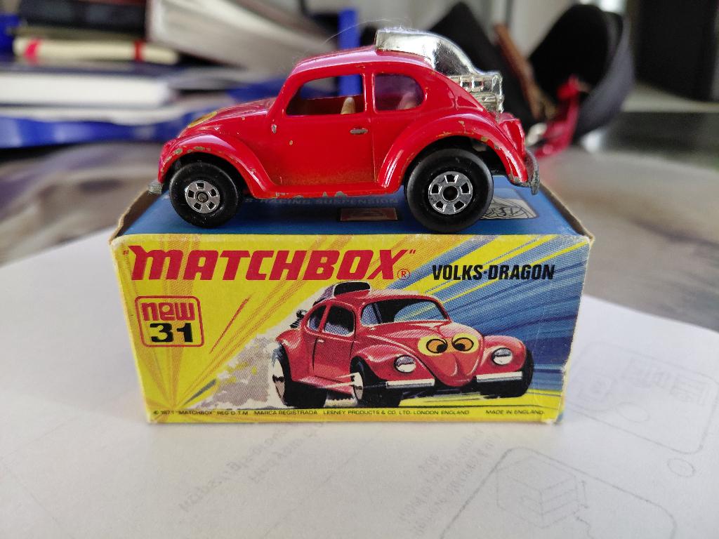 Boîte Matchbox 31d Volks-Dragon Type « I », Enlèvement ou Envoi, Comme neuf, Voiture