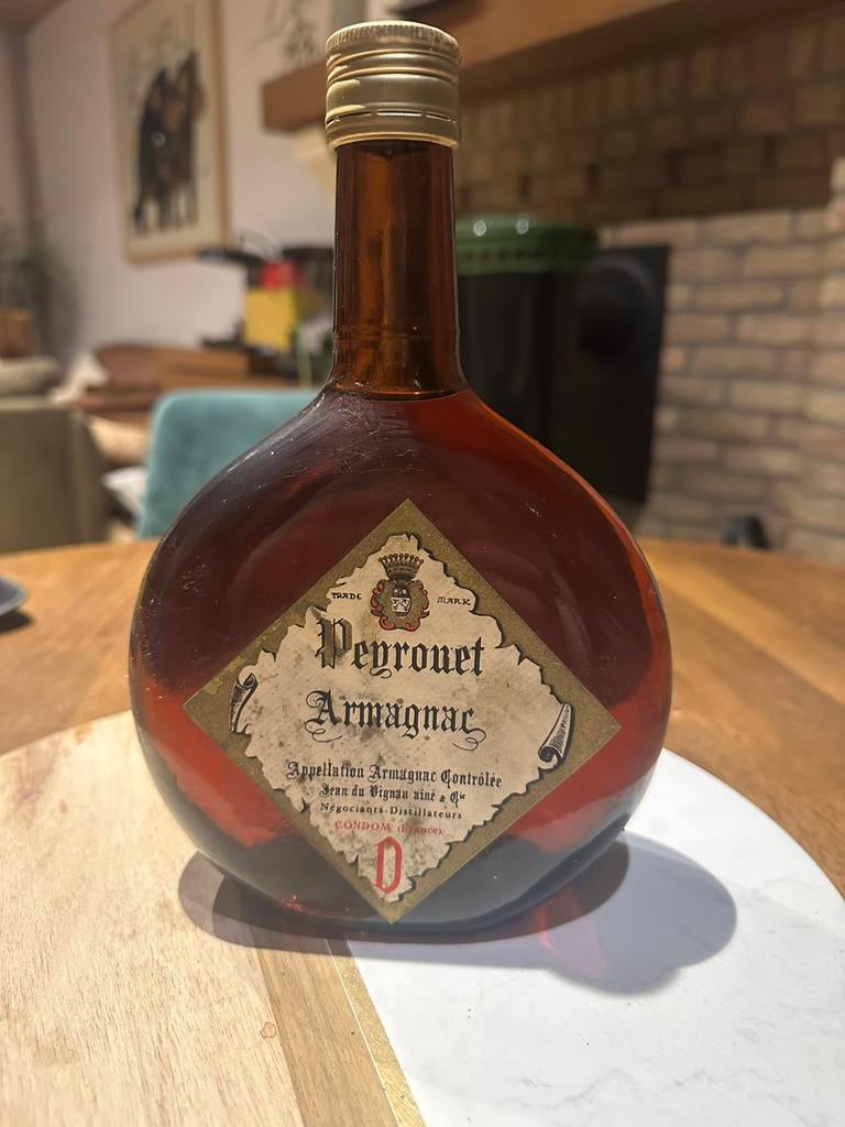 Armagnac Peyrouet 1970, Verzamelen, Gebruikt, Ophalen of Verzenden, Overige typen, Frankrijk