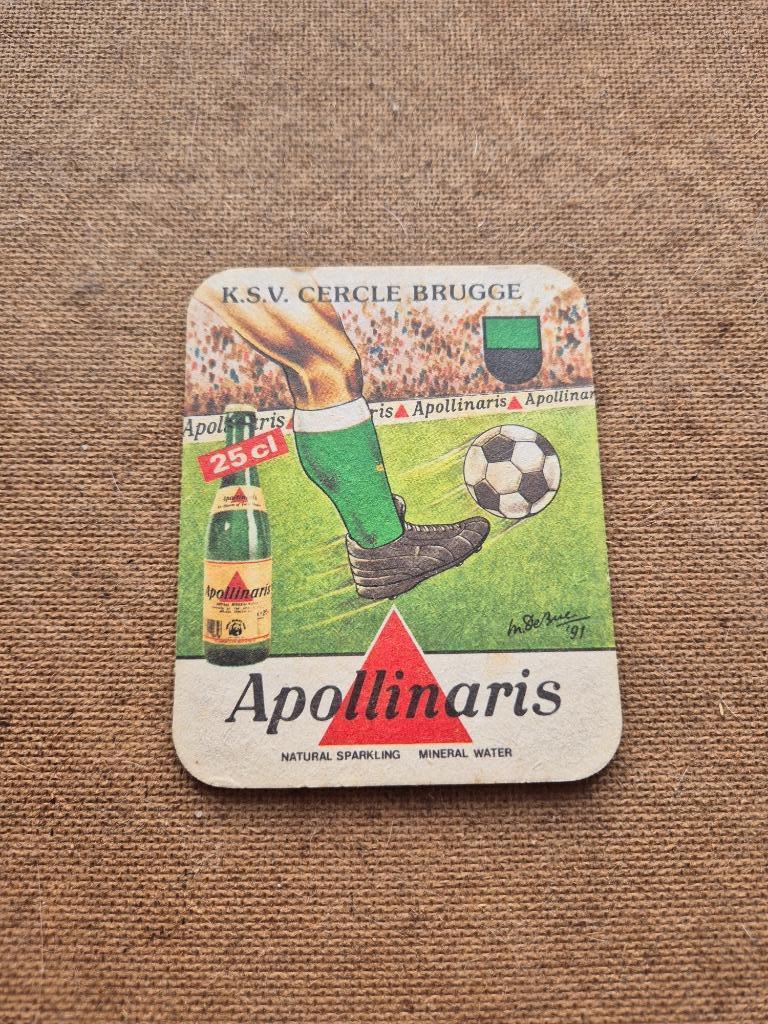Sous bock Apollinaris (modèle 4), Ophalen of Verzenden, Gebruikt, Viltje(s), Overige merken