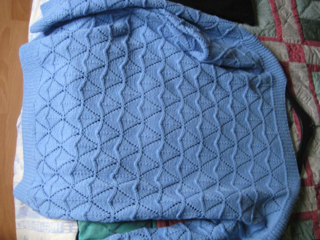 trui, Ophalen, Zo goed als nieuw, Maat 42/44 (L), Blauw