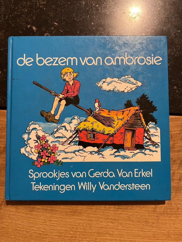 De bezem van Ambrosie, sprookjes van Gerda van Erkel/ tekeni, Ophalen of Verzenden, Zo goed als nieuw, Gerda Van Erkel
