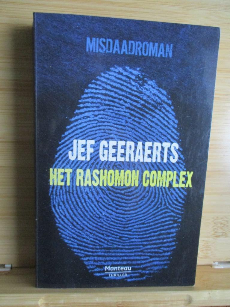 Jef Geeraerts  -  Het Rashomon Complex, België, Ophalen of Verzenden, Zo goed als nieuw, Jef Geeraerts