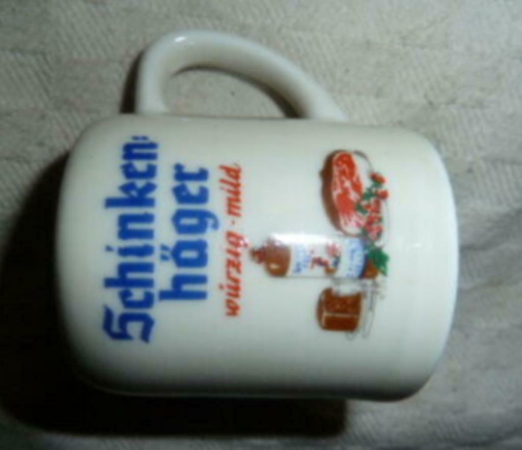 #A borrel glas / pul SCHINKEN HÄGER Dein Herz wird froh-,..., Collections, Enlèvement ou Envoi, Neuf, Verres et Verres à shot