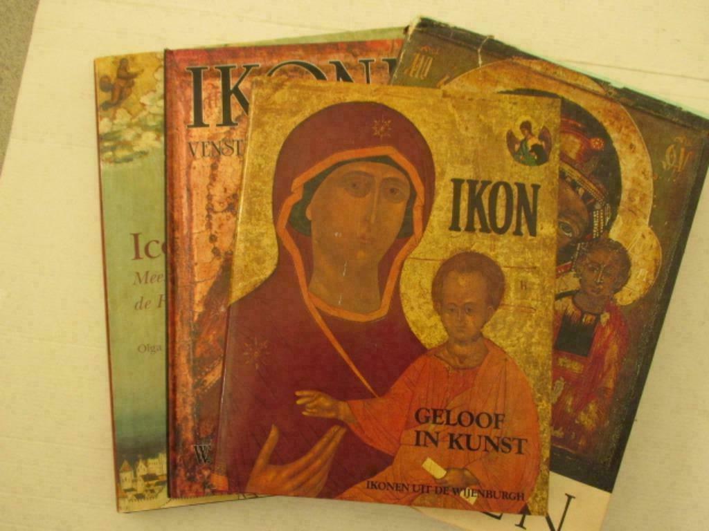 4 boeken over antieke iconen in het Nederlands, Ophalen of Verzenden