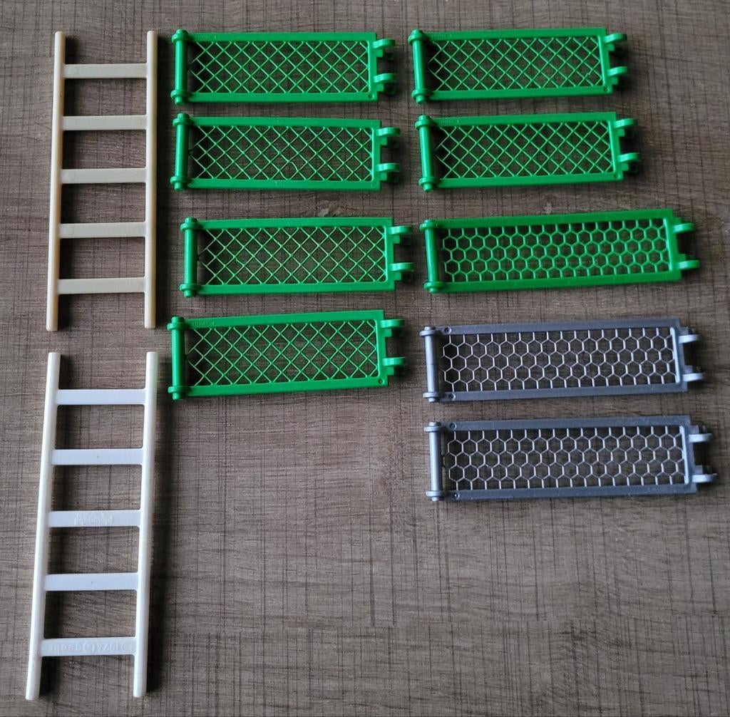 Playmobil set ladders en hekken, Ophalen of Verzenden, Zo goed als nieuw, Los Playmobil