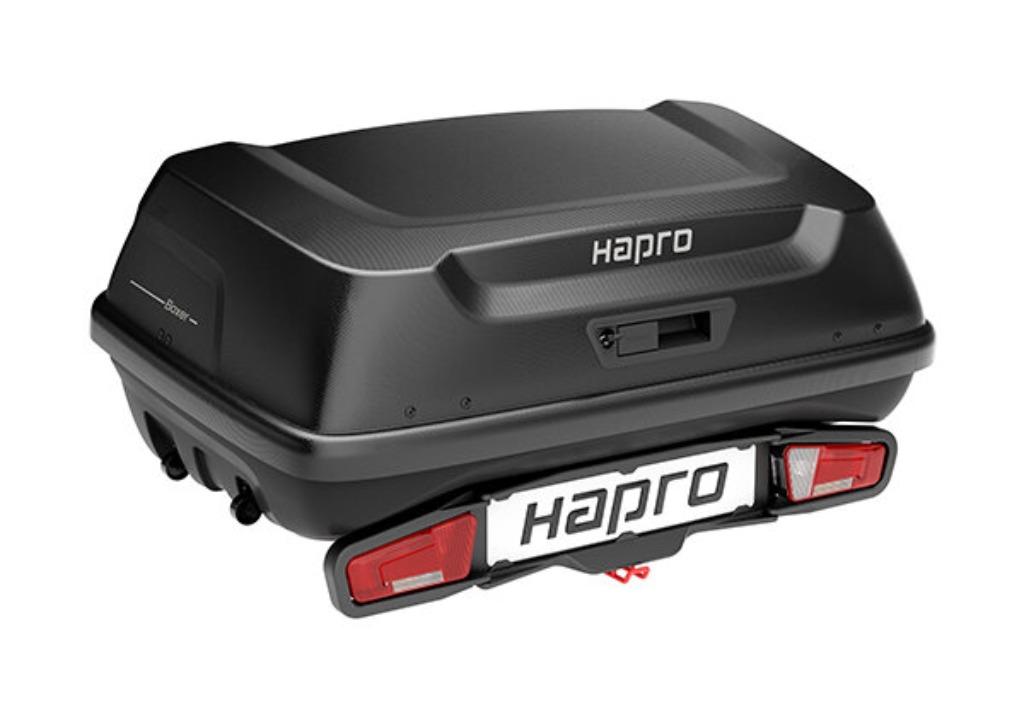 Hapro Boxer L + Platform - Trekhaakkoffer - 420 Liter zwart, Auto diversen, Dakkoffers, Ophalen of Verzenden, Nieuw