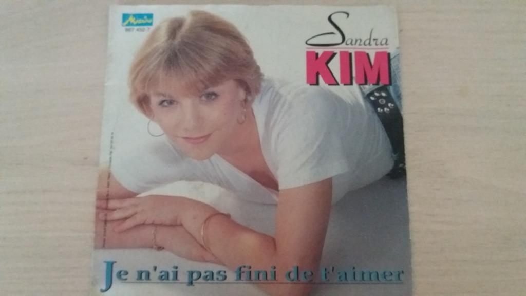 disque vinyl 45 tours sandra kim, Ophalen of Verzenden, Zo goed als nieuw