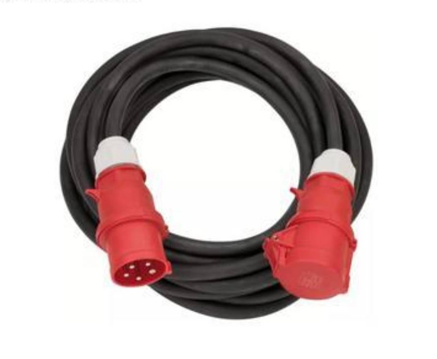 Stroomkabel 5g 380v 400v 25m, Ophalen, Zo goed als nieuw, Kabel of Snoer