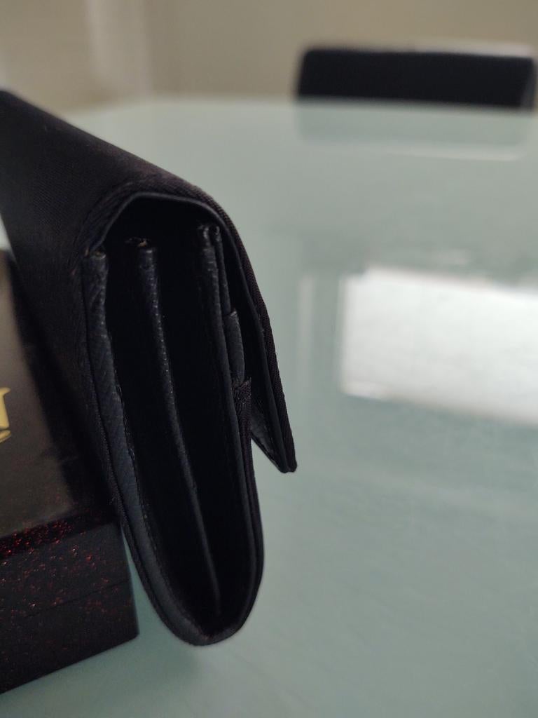 Prada portemonnee., Handtassen en Accessoires, Portemonnees, Overige merken, Gebruikt, Zwart, Ophalen of Verzenden