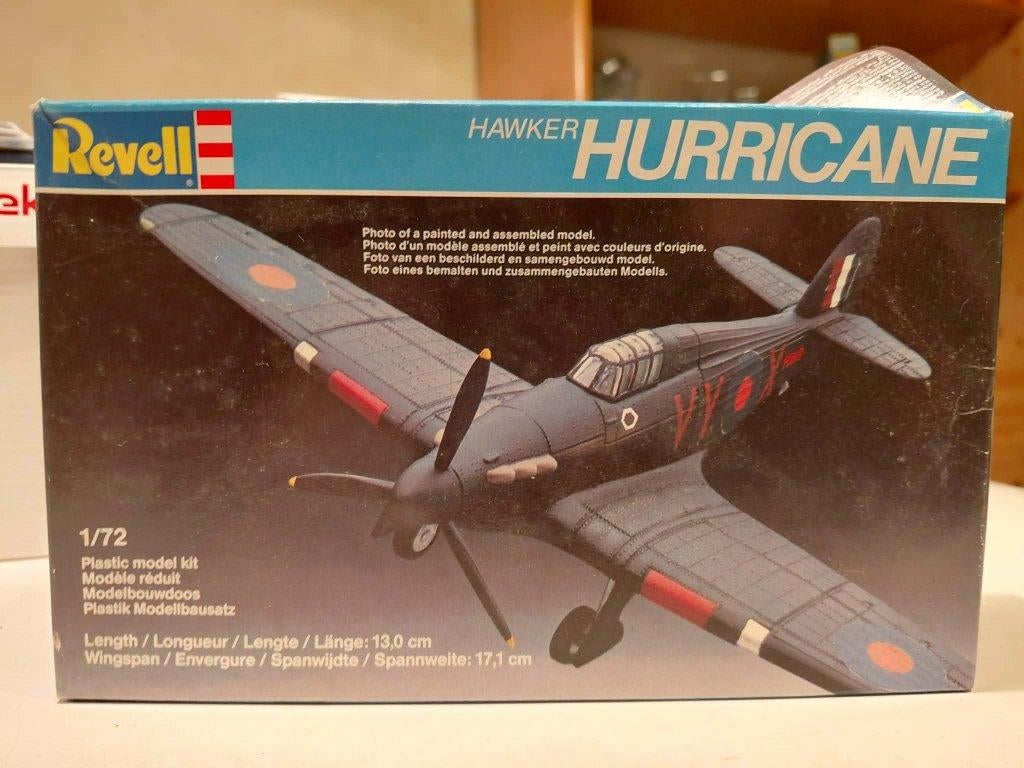 Maquette d'avion - 1:72 - REVELL - Hawker Hurricane, Hobby en Vrije tijd, Modelbouw | Vliegtuigen en Helikopters, Zo goed als nieuw