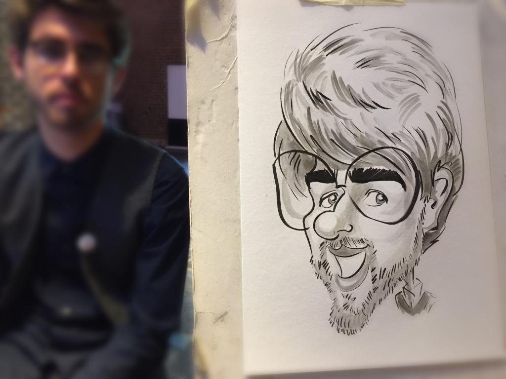 Karikaturist voor bruiloft, Diensten en Vakmensen, Muzikanten, Artiesten en Dj's, Solo-artiest