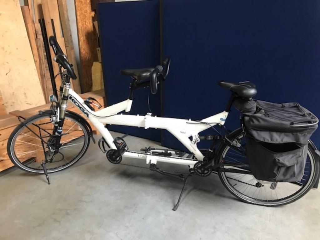 Tandem fiets KOGA TWINTRAVELLER, Fietsen en Brommers, Fietsen | Tandems, Gebruikt, Meer dan 20 versnellingen, 49 tot 53 cm, 51 tot 55 cm