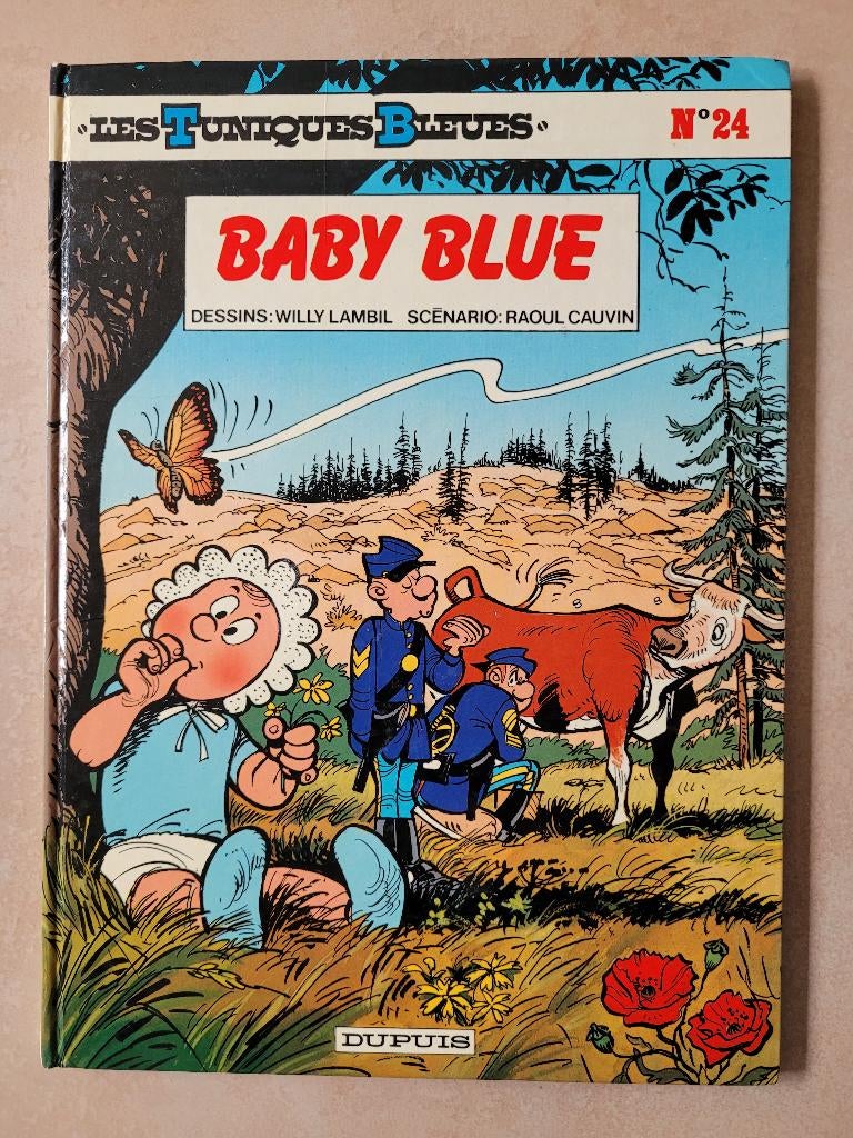 Baby blue - les tuniques bleues, Eén stripboek, Ophalen of Verzenden, Gelezen, Lambil/Cauvin